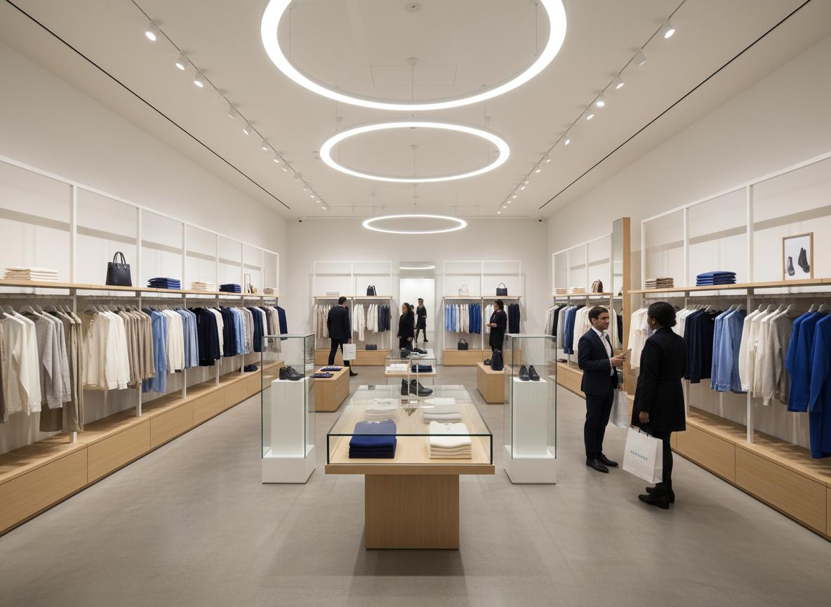 Modern retail store interior